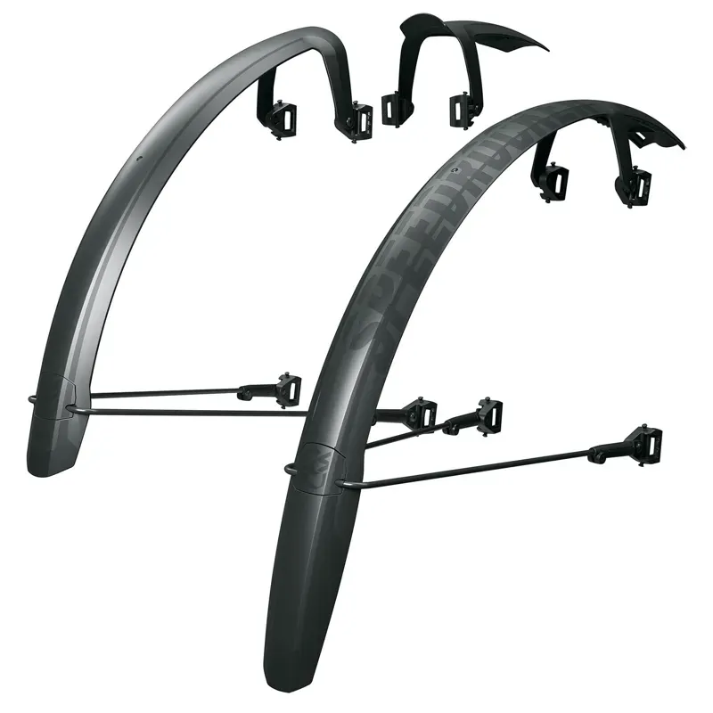 Sks Speedrocker Xl Mudguard Set: BLACK 52mm