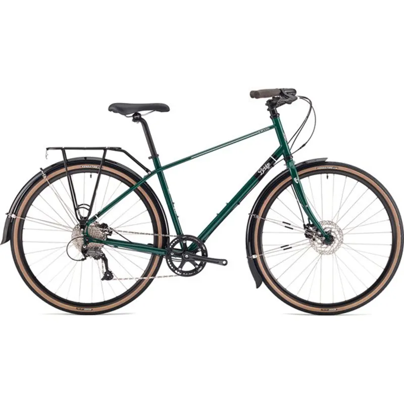 dark green bike
