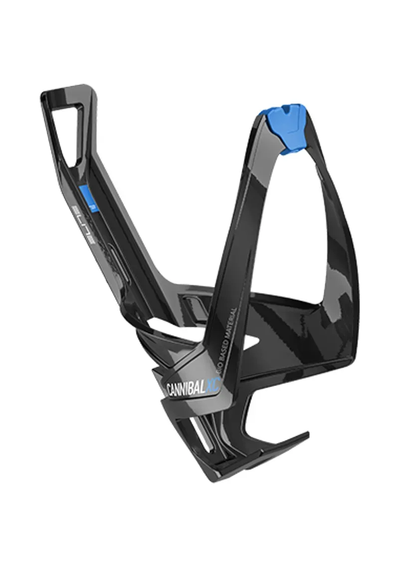 Elite Cannibal XC Bio-Based Bottle Cage Black Glossy Blue