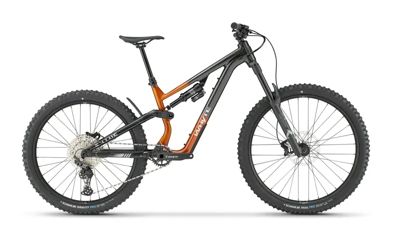 Whyte Sythe S Full Suspension Mountain Bike in Tiger Orange