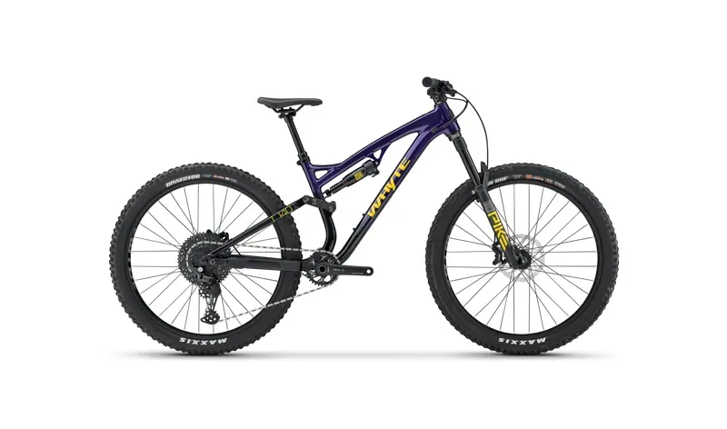 Whyte T-140 27 Youth Mountain Bike in Gloss Purple/Black/Yellow