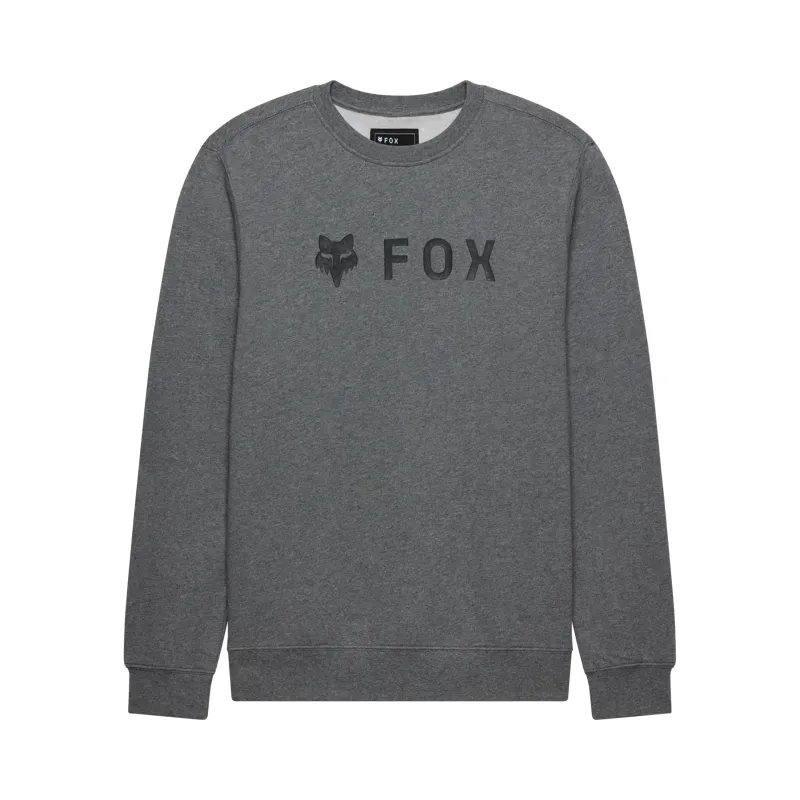Fox Absolute Fleece Crew Sweatshirt in Heather Graphite