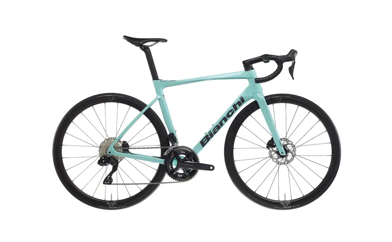Bianchi Specialissima Comp Carbon Road Bike Rival AXS 12sp Celeste