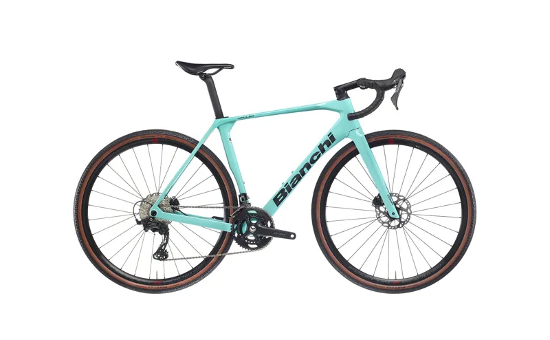 Bianchi Impulso Comp Carbon Gravel Bike GRX610 12sp Celeste