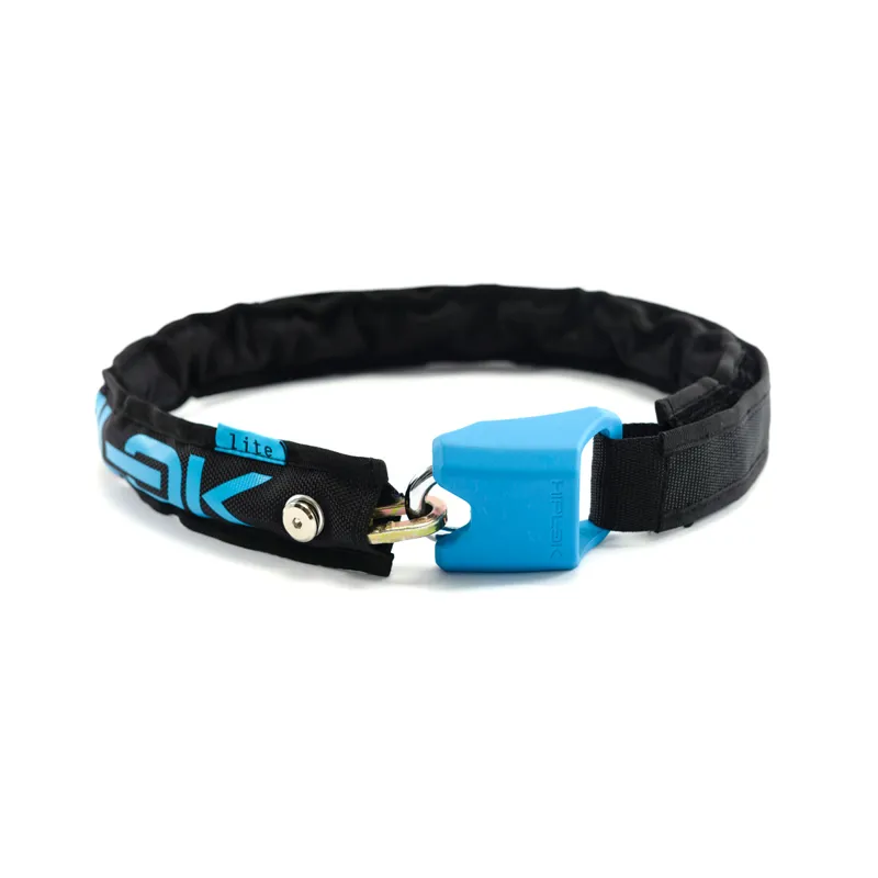 Hiplok Lite Wearable Chain Lock Waist 24-44 Inches Black/Cyan